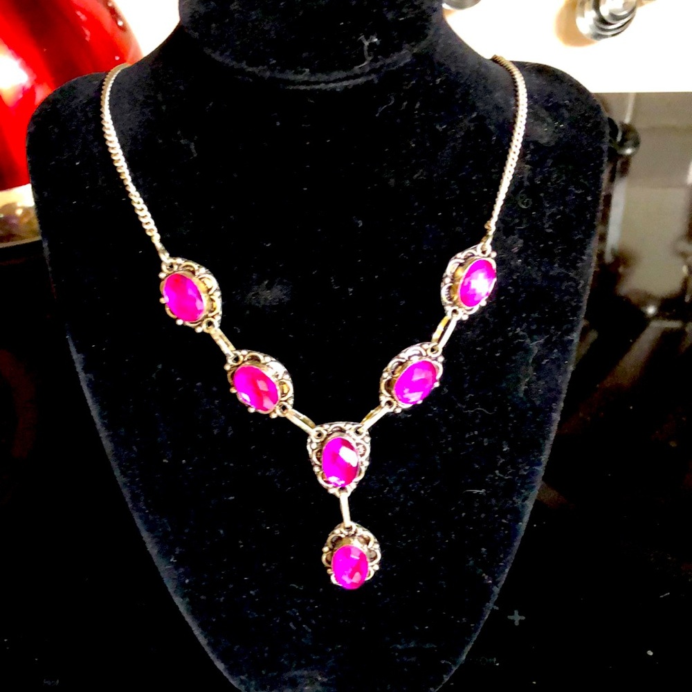 🆕 Pink Sapphire necklace